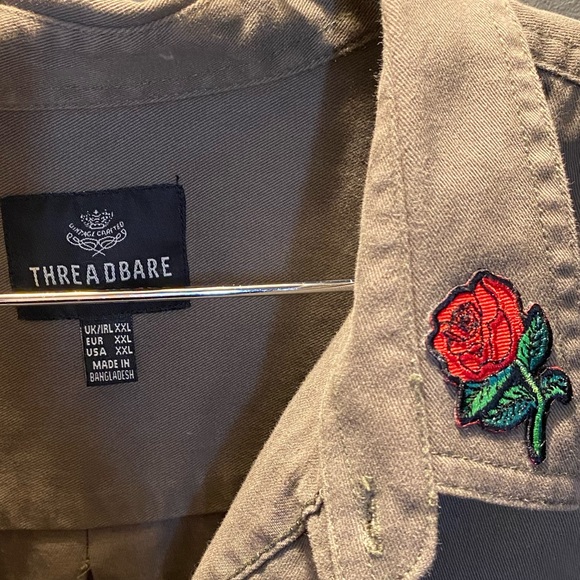 Mens ThreadBare button up shirt - Picture 2 of 4